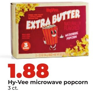 Hy-Vee microwave popcorn