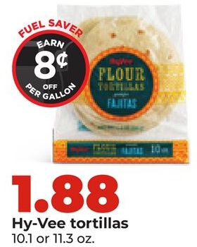 Hy-Vee tortillas
