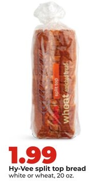 Hy-Vee split top bread
