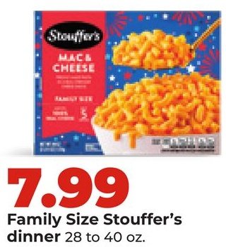 Stouffer's dinner