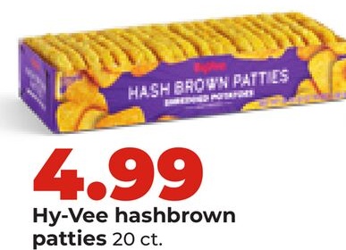 Hy-Vee hashbrown patties