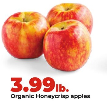 Organic Honeycrisp apples