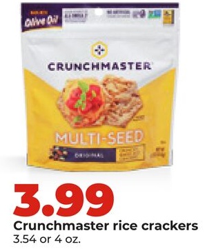 Crunchmaster rice crackers
