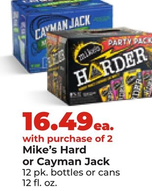 Mike's Hard or Cayman Jack