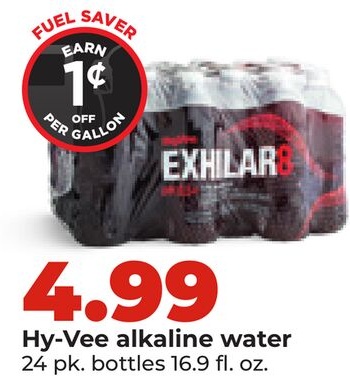 Hy-Vee alkaline water
