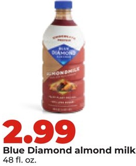 Blue Diamond almond milk