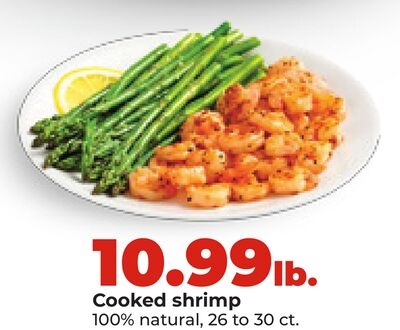 Cooked shrimp