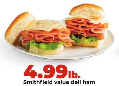 Smithfield value deli ham