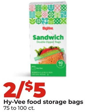 Hy-Vee food storage bags