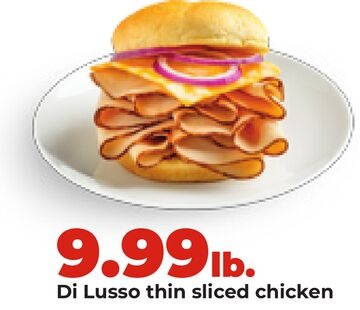 Di Lusso thin sliced chicken