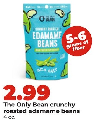 The Only Bean crunchy roasted edamame beans