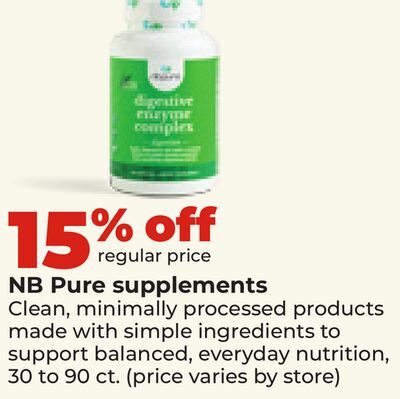 NB Pure supplements