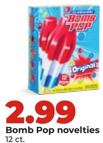 Bomb Pop novelties