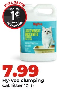 Hy-Vee clumping cat litter