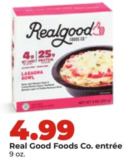 Real Good Foods Co. entrée