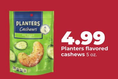 Planters flavored cashews