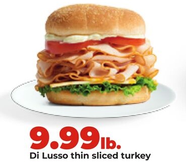 Di Lusso thin sliced turkey