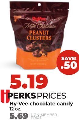 Hy-Vee chocolate candy