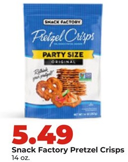 Snack Factory Pretzel Crisps