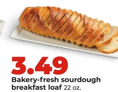 Bakery-fresh sourdough breakfast loaf