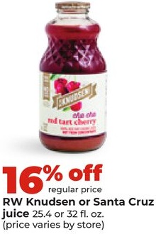 RW Knudsen or Santa Cruz juice