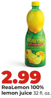 ReaLemon 100% lemon juice