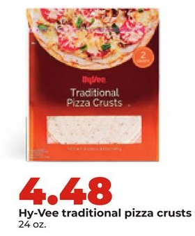 Hy-Vee traditional pizza crusts