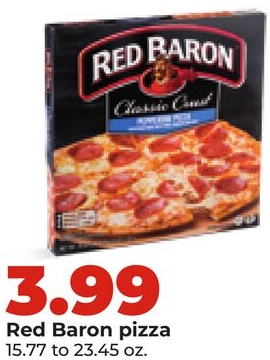 Red Baron pizza