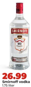 Smirnoff vodka