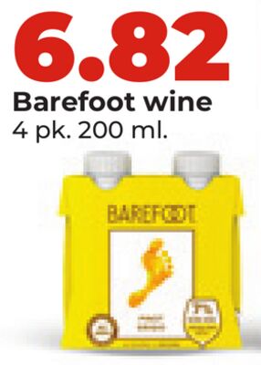 Barefoot wine