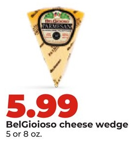 BelGioioso cheese wedge