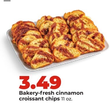 Bakery-fresh cinnamon croissant chips