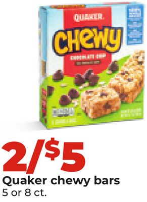 Quaker chewy bars