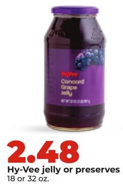 Hy-Vee jelly or preserves
