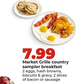 Market Grille country sampler breakfast