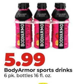 BodyArmor sports drinks