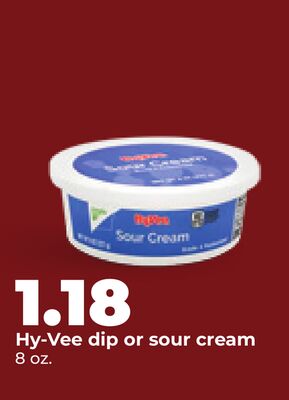 Hy-Vee dip or sour cream