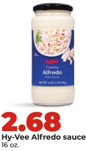Hy-Vee Alfredo sauce