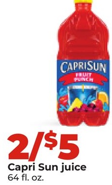 Capri Sun juice