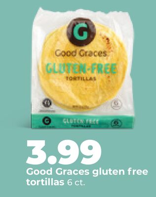 Good Graces gluten free tortillas