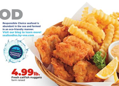Fresh catfish nuggets
