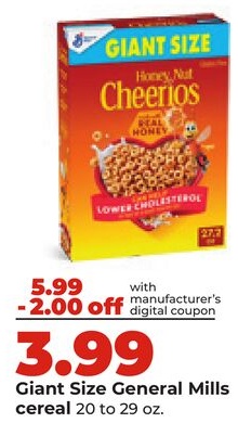 Giant Size General Mills cereal