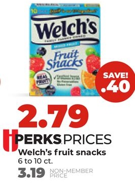 Welch's fruit snacks