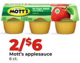 Mott's applesauce