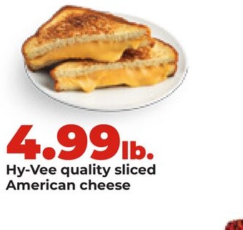 Hy-Vee quality sliced American cheese