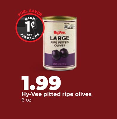 Hy-Vee pitted ripe olives