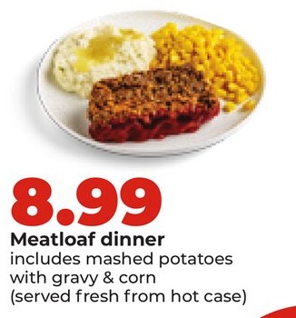 Meatloaf dinner