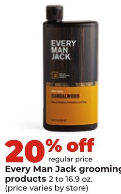 Every Man Jack grooming products