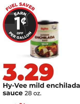 Hy-Vee mild enchilada sauce