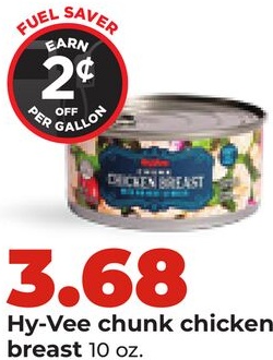 Hy-Vee chunk chicken breast